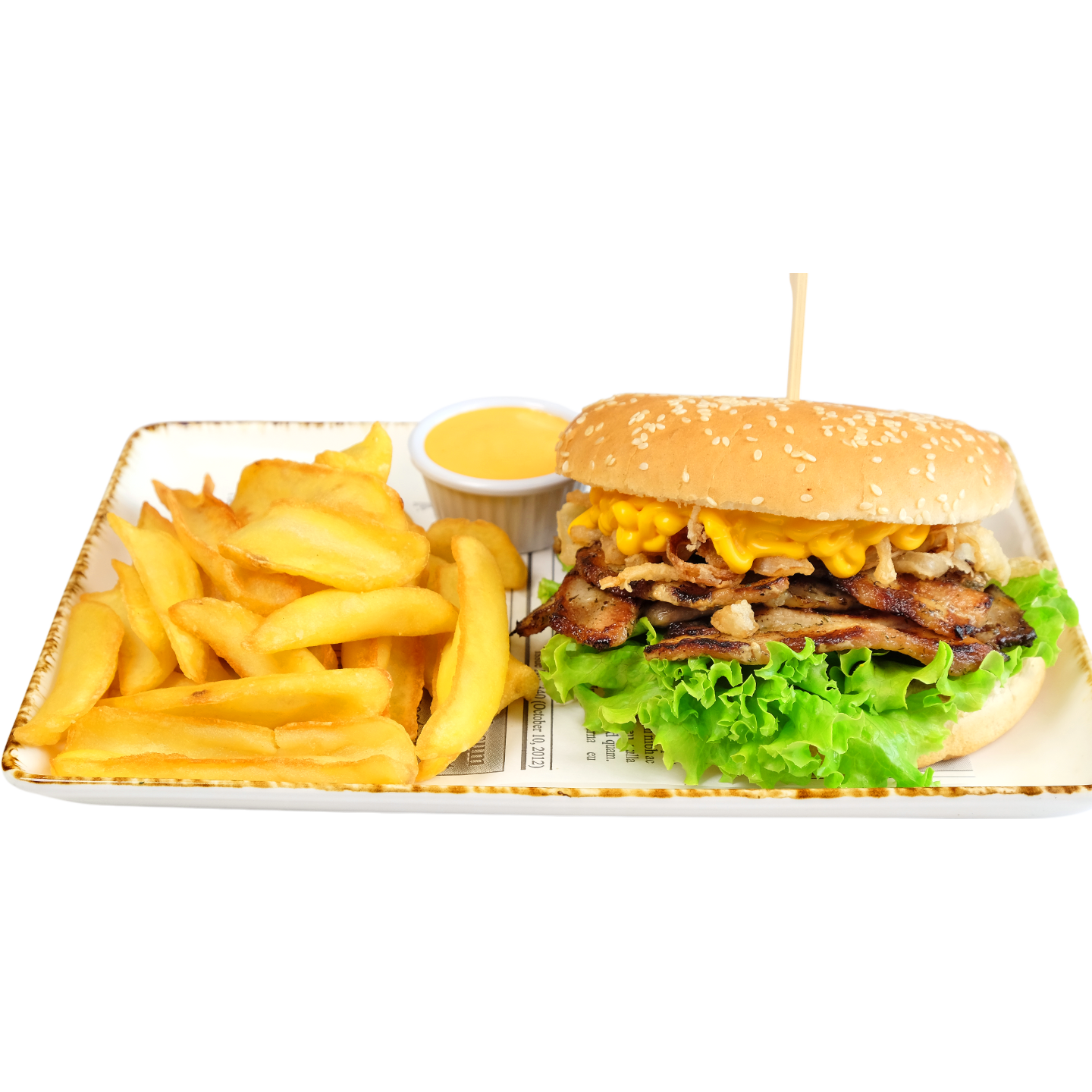 "Балкански" бургер