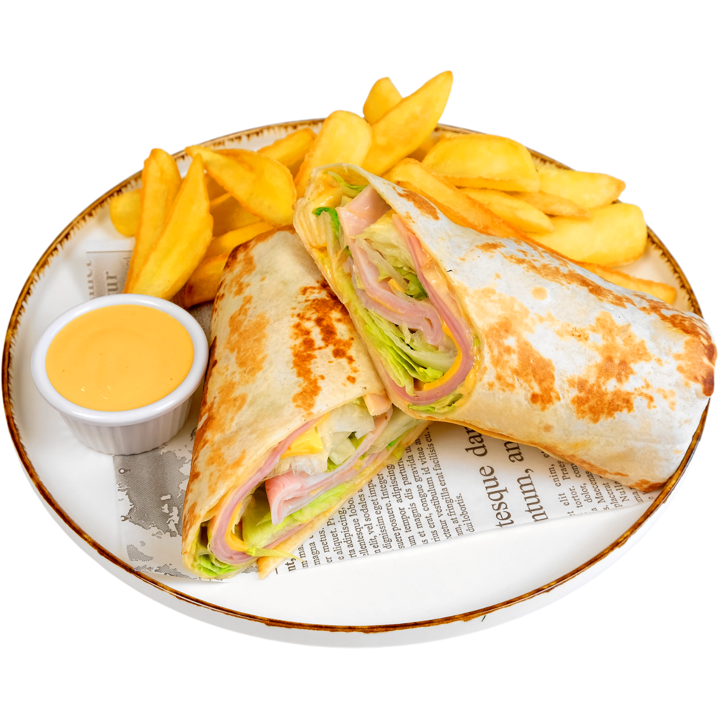 Тортиля с "Прошуто Кото"(шунка)