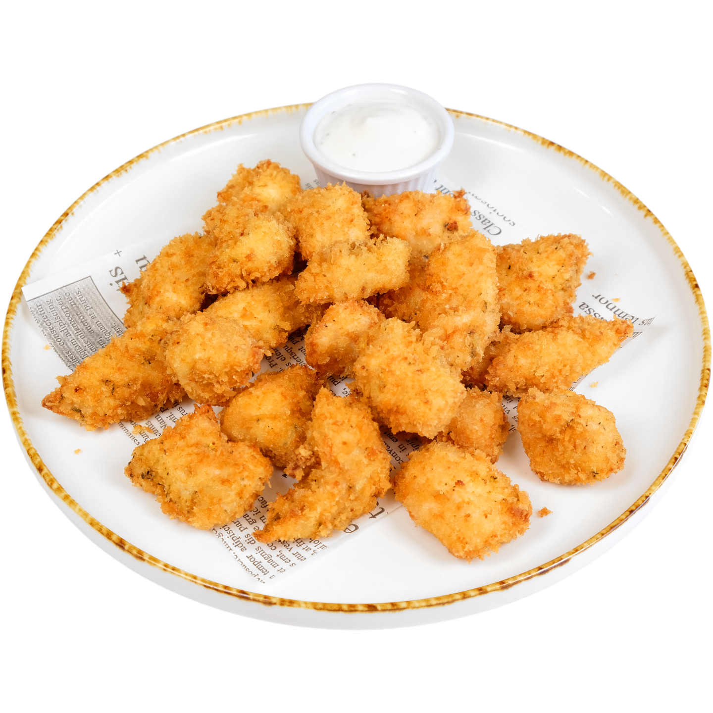 Панирани чеснови пилешки хапки