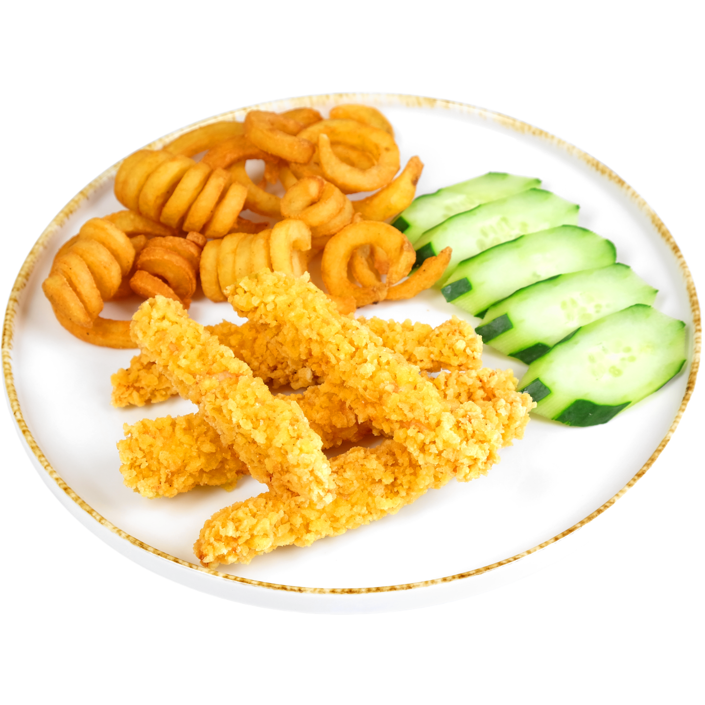 детско меню-Пилешки филенца с корнфлейкс