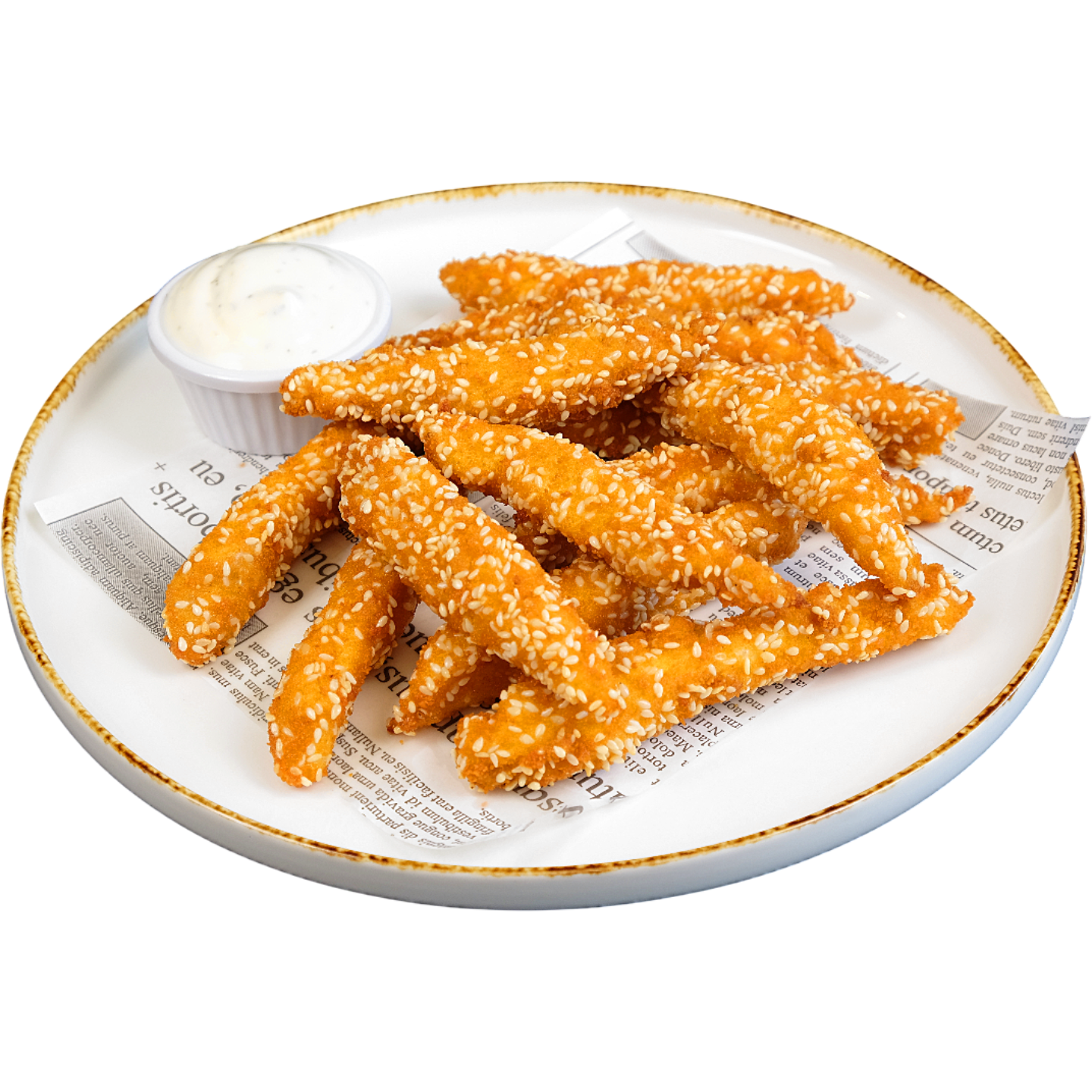 Пилешки сусамени пръчици