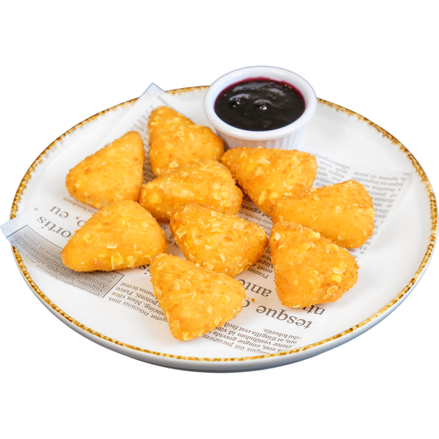 Топени  сиренца с корнфлейкс